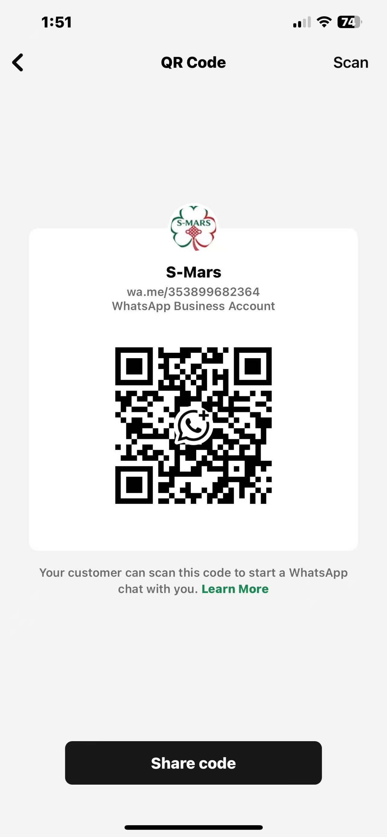 WhatsApp QR Code
